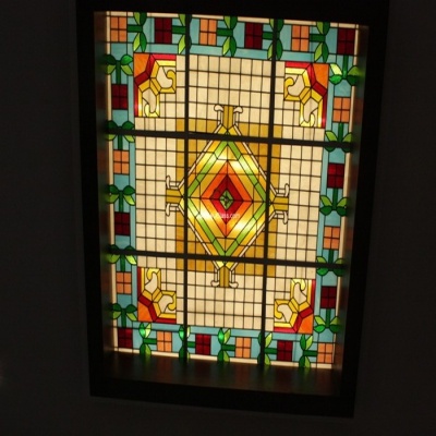 彩繪穹頂玻璃W-D-6021