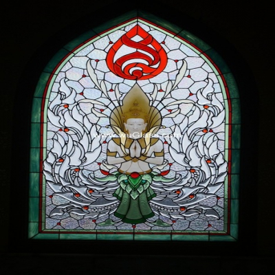 佛教玻璃W-F-5006